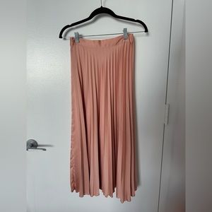 Pleated Pink Skirt